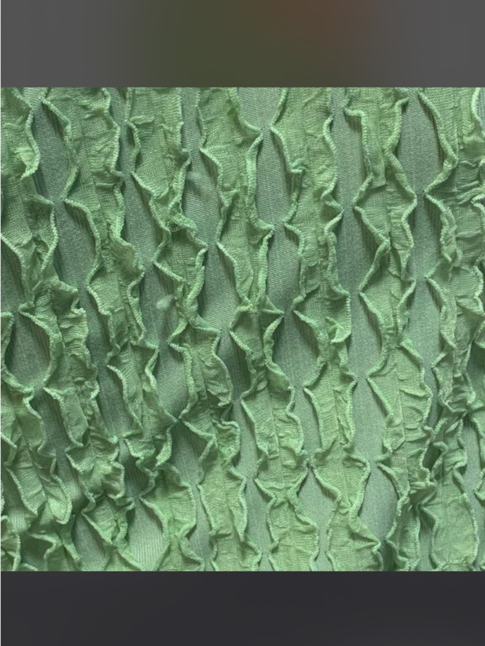 One-Shoulder Textured Cutout Top - Picture 3 of 3